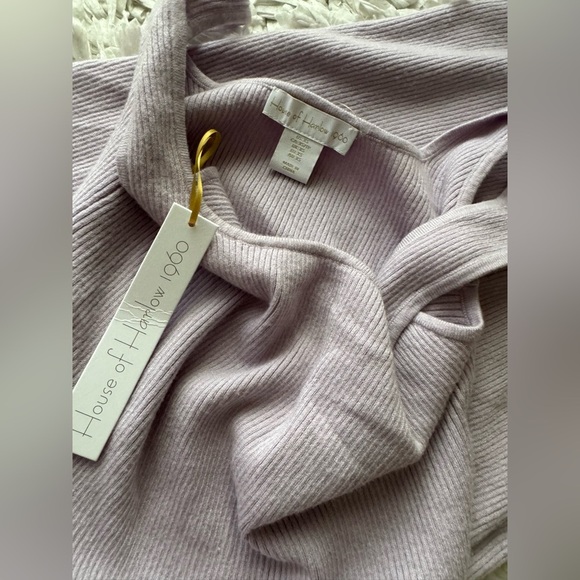 NWT House of Harlow Lilac 2 Piece Set Ribbed Tank Top and Maxi Skirt XS - Picture 5 of 9